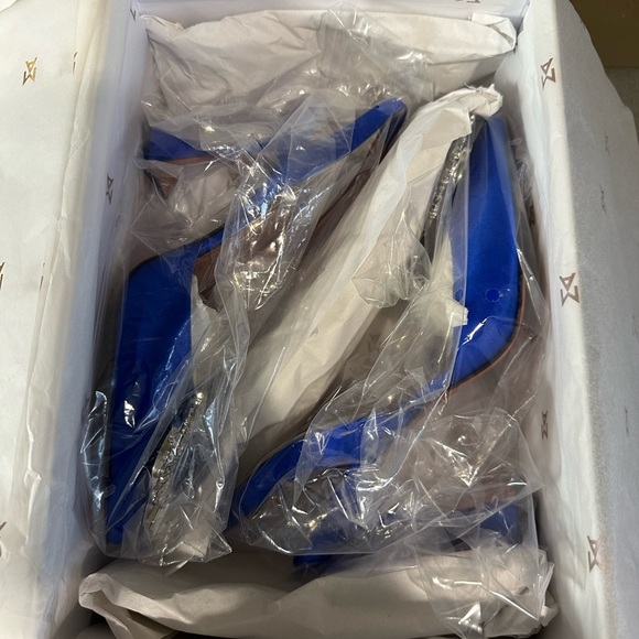 LIKE NEW AMINA MUADDI BEGUM SLING BLUE - Picture 5 of 8